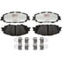 EHT2176H by RAYBESTOS - Raybestos Element3 Hybrid Brake Pad Set