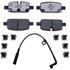 EHT2174H by RAYBESTOS - Raybestos Element3 Hybrid Brake Pad Set