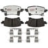 EHT2233H by RAYBESTOS - Raybestos Element3 Hybrid Brake Pad Set