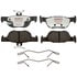 Raybestos EHT2219H Disc Brake Pad Set Raybestos Element3 Hybrid Brake Pad Set