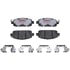 EHT2310H by RAYBESTOS - Raybestos Element3 Hybrid Brake Pad Set