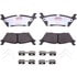 EHT2383H by RAYBESTOS - Raybestos Element3 Hybrid Brake Pad Set