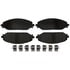MGD2179CH by RAYBESTOS - Raybestos R-Line Ceramic Brake Pad Set