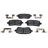 Raybestos MGD1454CH Disc Brake Pad Set Raybestos R-Line Ceramic Brake Pad Set