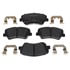 MGD1543CH by RAYBESTOS - Raybestos R-Line Ceramic Brake Pad Set