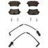 MGD1547MH by RAYBESTOS - Raybestos R-Line Metallic Brake Pad Set