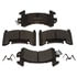 Raybestos MGD154CH Disc Brake Pad Set Raybestos R-Line Ceramic Brake Pad Set