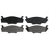 MGD158M by RAYBESTOS - Raybestos R-Line Metallic Brake Pad Set