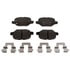 Raybestos MGD1569CH Disc Brake Pad Set Raybestos R-Line Ceramic Brake Pad Set
