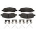 Raybestos MGD1647CH Disc Brake Pad Set Raybestos R-Line Ceramic Brake Pad Set