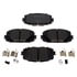 Raybestos MGD1628CH Disc Brake Pad Set Raybestos R-Line Ceramic Brake Pad Set
