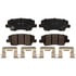 Raybestos MGD1659CH Disc Brake Pad Set Raybestos R-Line Ceramic Brake Pad Set