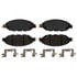 Raybestos MGD1649CH Disc Brake Pad Set Raybestos R-Line Ceramic Brake Pad Set