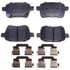 Raybestos MGD1722CH Disc Brake Pad Set Raybestos R-Line Ceramic Brake Pad Set