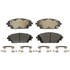 MGD1728CH by RAYBESTOS - Raybestos R-Line Ceramic Brake Pad Set