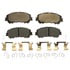 Raybestos MGD1737CH Disc Brake Pad Set Raybestos R-Line Ceramic Brake Pad Set