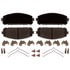 Raybestos MGD1843CH Disc Brake Pad Set Raybestos R-Line Ceramic Brake Pad Set