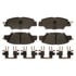 MGD1846CH by RAYBESTOS - Raybestos R-Line Ceramic Brake Pad Set