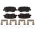 Raybestos MGD1839CH Disc Brake Pad Set Raybestos R-Line Ceramic Brake Pad Set