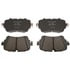 Raybestos MGD1895M Disc Brake Pad Set Raybestos R-Line Metallic Brake Pad Set