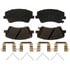 MGD1912CH by RAYBESTOS - Raybestos R-Line Ceramic Brake Pad Set