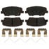 Raybestos MGD1916CH Disc Brake Pad Set Raybestos R-Line Ceramic Brake Pad Set