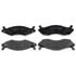 Raybestos MGD203M Disc Brake Pad Set Raybestos R-Line Metallic Brake Pad Set
