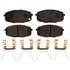 Raybestos MGD2094CH Disc Brake Pad Set Raybestos R-Line Ceramic Brake Pad Set