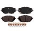 MGD2065CH by RAYBESTOS - Raybestos R-Line Ceramic Brake Pad Set