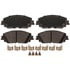 MGD2076CH by RAYBESTOS - Raybestos R-Line Ceramic Brake Pad Set