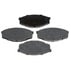 MGD207M by RAYBESTOS - Raybestos R-Line Metallic Brake Pad Set