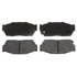 Raybestos MGD276M Disc Brake Pad Set Raybestos R-Line Metallic Brake Pad Set