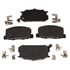 Raybestos MGD282MH Disc Brake Pad Set Raybestos R-Line Metallic Brake Pad Set
