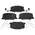Raybestos MGD356MH Disc Brake Pad Set Raybestos R-Line Metallic Brake Pad Set
