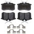 MGD340MH by RAYBESTOS - Raybestos R-Line Metallic Brake Pad Set