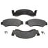 Raybestos MGD375MH Disc Brake Pad Set Raybestos R-Line Metallic Brake Pad Set