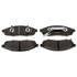 MGD376M by RAYBESTOS - Raybestos R-Line Metallic Brake Pad Set