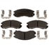 MGD470MH by RAYBESTOS - Raybestos R-Line Metallic Brake Pad Set