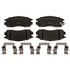 MGD484CH by RAYBESTOS - Raybestos R-Line Ceramic Brake Pad Set