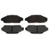 MGD496C by RAYBESTOS - Raybestos R-Line Ceramic Brake Pad Set
