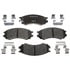 Raybestos MGD507MH Disc Brake Pad Set Raybestos R-Line Metallic Brake Pad Set