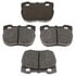 MGD520AM by RAYBESTOS - Raybestos R-Line Metallic Brake Pad Set