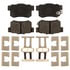 MGD536CH by RAYBESTOS - Raybestos R-Line Ceramic Brake Pad Set