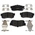 Raybestos MGD540CH Disc Brake Pad Set Raybestos R-Line Ceramic Brake Pad Set