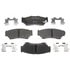MGD556CH by RAYBESTOS - Raybestos R-Line Ceramic Brake Pad Set