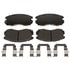 MGD563CH by RAYBESTOS - Raybestos R-Line Ceramic Brake Pad Set