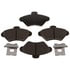 Raybestos MGD600CH Disc Brake Pad Set Raybestos R-Line Ceramic Brake Pad Set