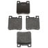 MGD603M by RAYBESTOS - Raybestos R-Line Metallic Brake Pad Set