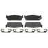 MGD588CH by RAYBESTOS - Raybestos R-Line Ceramic Brake Pad Set