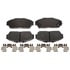 MGD617CH by RAYBESTOS - Raybestos R-Line Ceramic Brake Pad Set